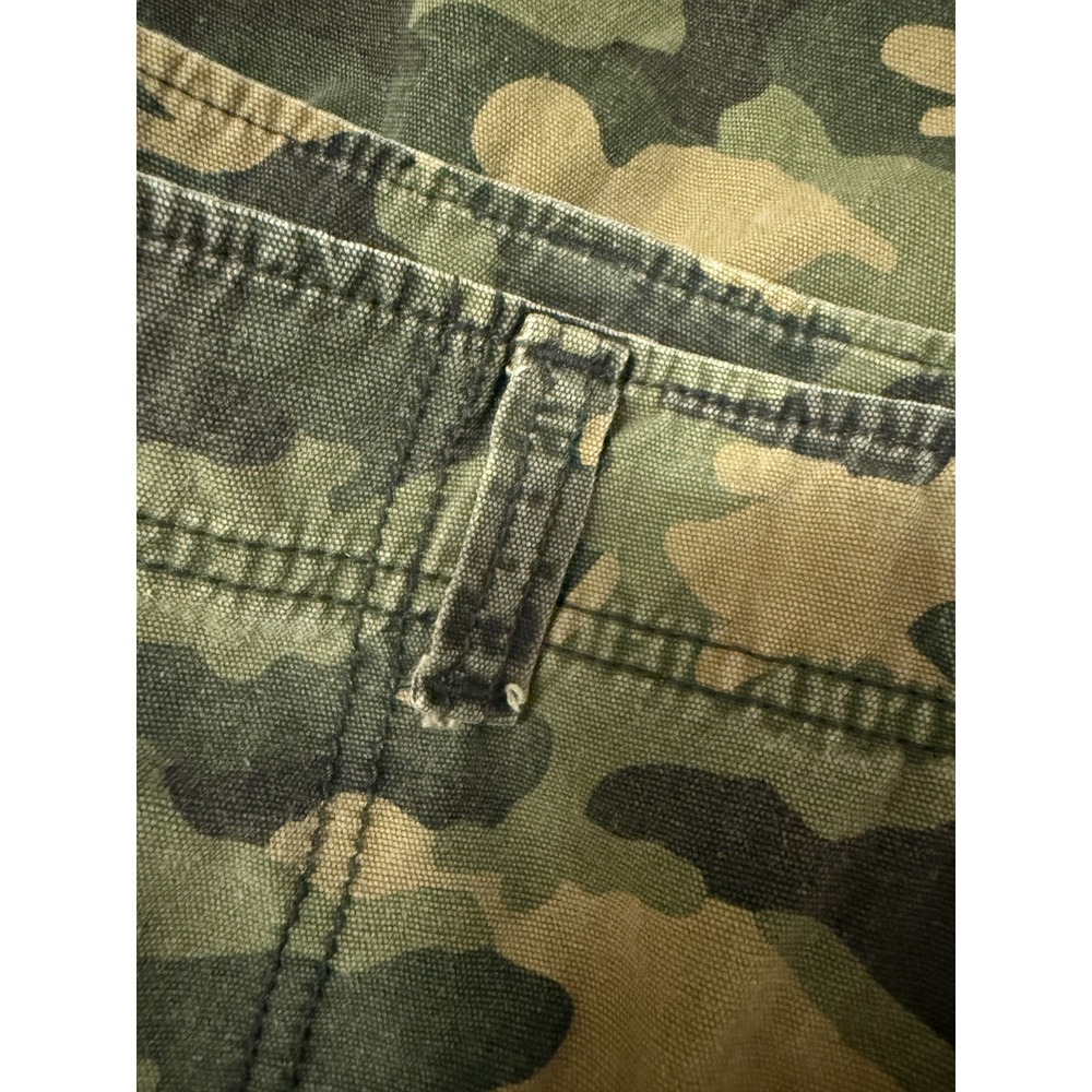 Goodfellow &‎ Co Men's Y2K Thick Camo Cargo Shorts Cotton Utility 44 - Picture 5 of 7